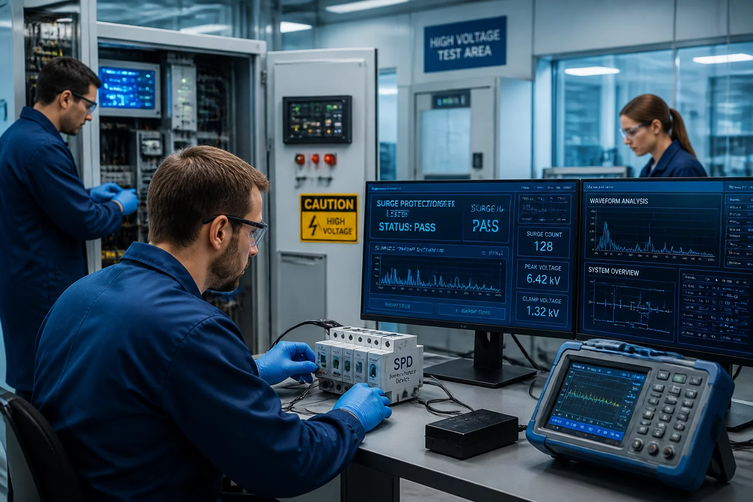 Electrical surge protection engineering at Investrogio